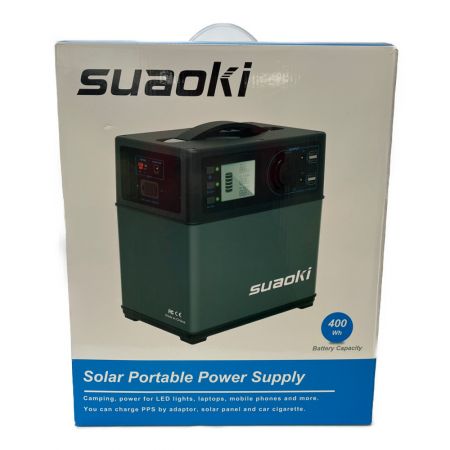  SUAOKI ポータブル電源　付属品完備 14~40V HQC81008 PS5B ブラック