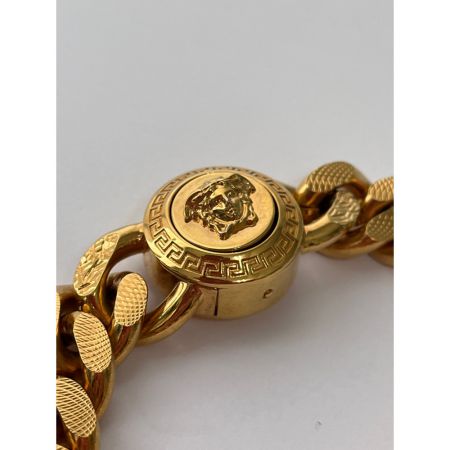  VERSACE ベルサーチ チェーンブレスレット メドゥーサ GP メッキ ゴールド