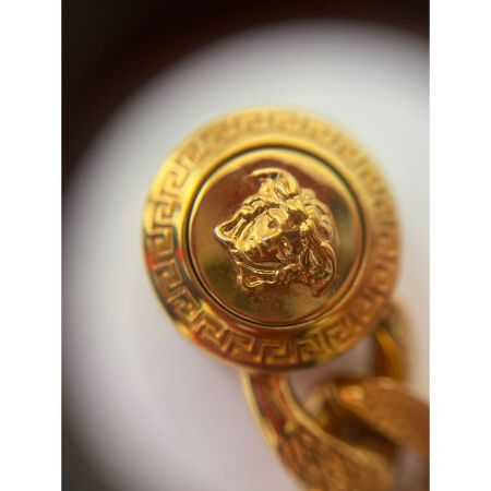  VERSACE ベルサーチ チェーンブレスレット メドゥーサ GP メッキ ゴールド