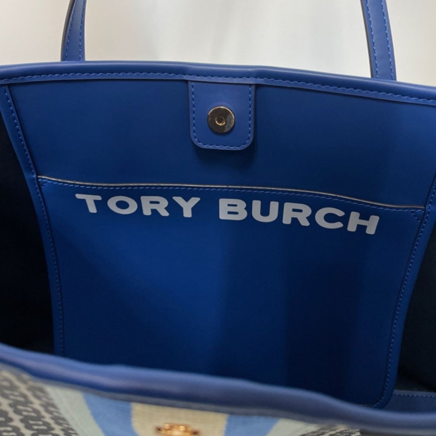 中古】 TORY BURCH トリーバーチ トートバッグ OSサイズ 53303 ブルー
