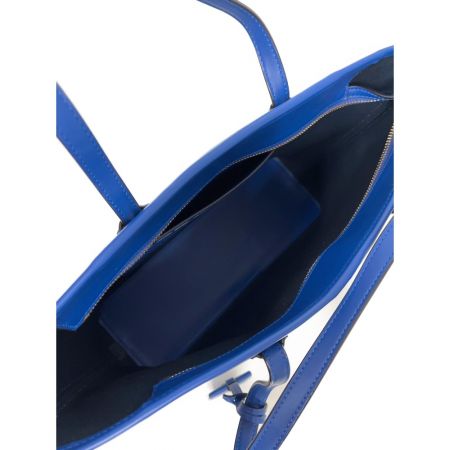  TORY BURCH トリーバーチ キャンバス 2WAYバッグ　OSサイズ　袋付 53304 ブルー ストラップ付 