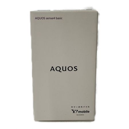  SHARP シャープ スマートフォン ブラック AQUOS sense4 basic 64GB A003SH ブラック