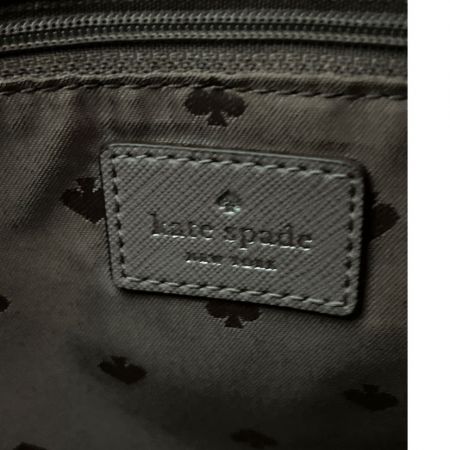  Kate Spade ケイトスペード グリッター ラメ レザー トートバッグ WKRU5613 ベージュ×グレー