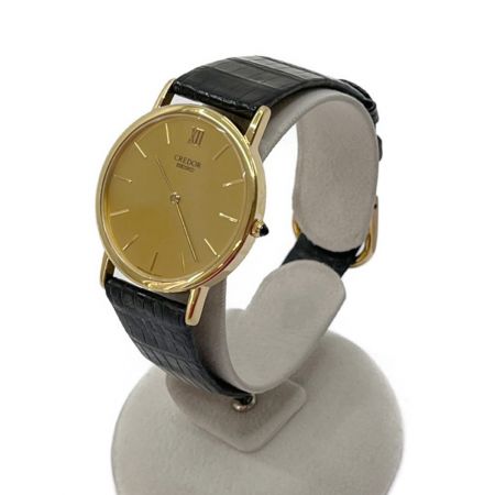 【中古】 SEIKO CREDOR 18K 腕時計 2023.2 電池交換、修理済