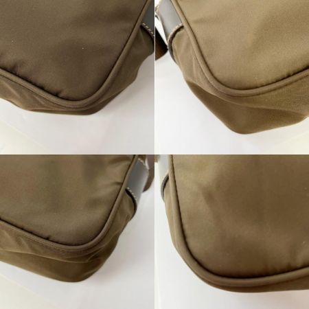  PRADA プラダ ナイロンショルダーバッグ ブラウン