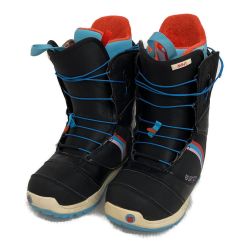 ◆◆ BURTON バートン スノーボード　ブーツ　24.0cm　MINT-ASIAN FIT ブラック×水色オレンジ Bランク