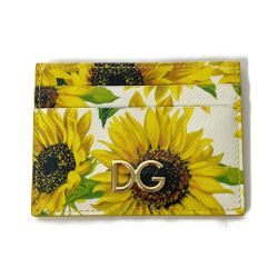 ◆◆ DOLCE & GABBANA ドルチェアンドガッバーナ カードケース　ひまわり Aランク