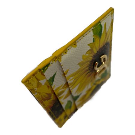  DOLCE & GABBANA ドルチェアンドガッバーナ カードケース　ひまわり