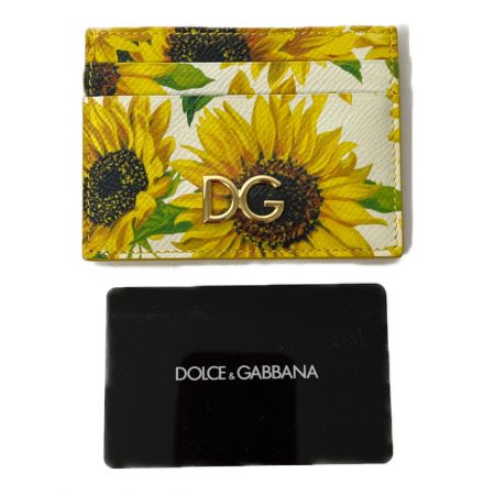  DOLCE & GABBANA ドルチェアンドガッバーナ カードケース　ひまわり