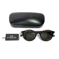 ◆◆ COACH コーチ  サングラス　セルフレーム 　ケース付　キズ有　51203 HC8312U ブラウン Cランク