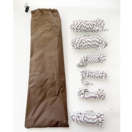  snowpeak スノーピーク HDタープ シールド・ヘキサ(M)＆ウイングポール（ブラック）付き TP-861H