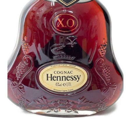  Hennessy ヘネシー クリアボトル 金キャップ コニャック ブランデー　700ml  40%  未開栓