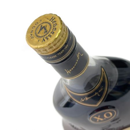  Hennessy ヘネシー クリアボトル 金キャップ コニャック ブランデー　700ml  40%  未開栓