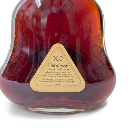  Hennessy ヘネシー クリアボトル 金キャップ コニャック ブランデー　700ml  40%  未開栓