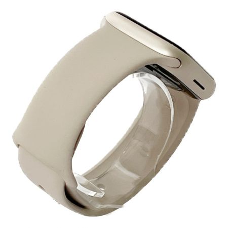  Apple アップル AppleWatch Series7 Wi-Fi+Cellularモデル スターライト 45mmケース スポーツバンド スターライト