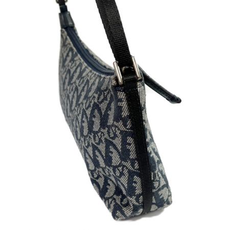  Christian Dior クリスチャンディオール トロッター　ミニバッグ　ポーチ PZ1012 ネイビー