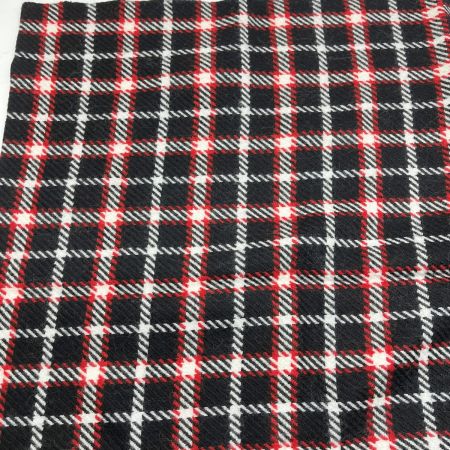  agnes b アニエスベー マフラー チェック柄 タグ付 レディース 未使用品 レッド ブラック