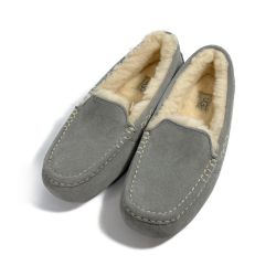 ◆◆ UGG アグ 26cm　アンスレ―　スリッポン 1106878 ライトグレー Aランク