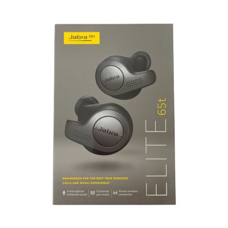  Jabra ELITE 65t 　ワイヤレスイヤホン 100-99000000-40 チタニウムブラック