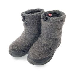 ◆◆ THE NORTH FACE ザノースフェイス ヌプシブーツ  防水ウールブーツ　23.0cm NF51788 グレー x ブラック Bランク