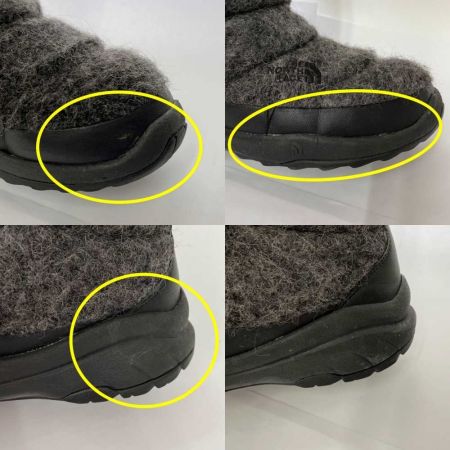 THE NORTH FACE ザノースフェイス ヌプシブーツ  防水ウールブーツ　23.0cm NF51788 グレー x ブラック