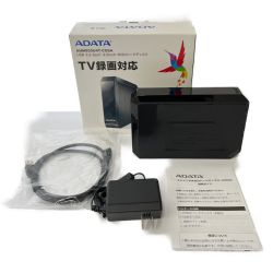 ◆◆ ADATA 外付けハードディスク　4TB 1M1521047196 AHM800U4T-COSA ブラック Sランク