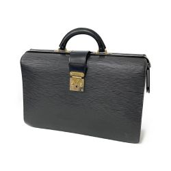 ◆◆ LOUIS VUITTON ルイヴィトン エピ セルヴィエットフェルモワール 中剥がれあり M54352 ブラック Cランク