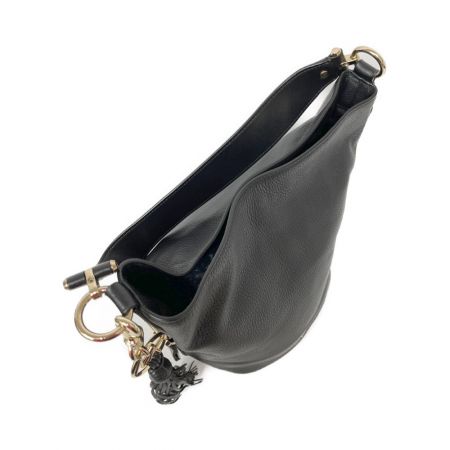  MICHAEL KORS マイケルコース フリンジ付き　バケツ型ショルダーバッグ 30S9GOKM2L ブラック