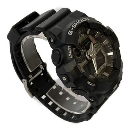  CASIO カシオ デジアナウォッチ　腕時計 GA-710 ブラック x シルバー