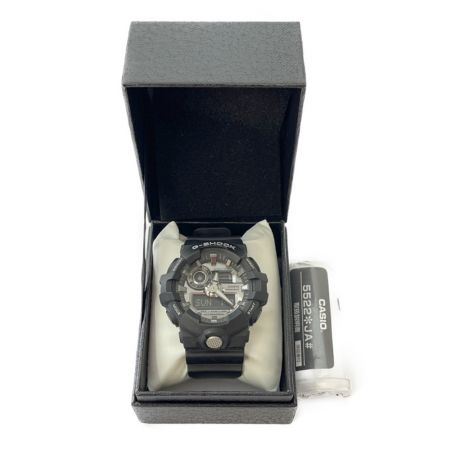  CASIO カシオ デジアナウォッチ　腕時計 GA-710 ブラック x シルバー