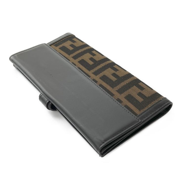 FENDI フェンディ 二つ折り長財布 ズッカ 布袋、箱付き 317166