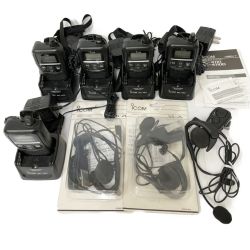 ◆◆ iCOM 特定小電力トランシーバセット　本体、充電器5個　イヤホン3個セット IC-4110 Bランク