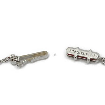  Cartier カルティエ  750　K18　ホワイトゴールド 総重量7.4ｇ Cハート　ネックレス 箱付