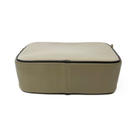  MARC JACOBS マークジェイコブス サークルロゴ　ミニショルダーバッグ H101L01PF21  ベージュ×オリーブ x オリーブ