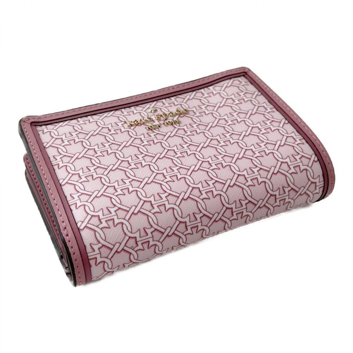 中古】 Kate Spade ケイトスペード 二つ折り財布 スペードリンク