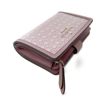  Kate Spade ケイトスペード 二つ折り財布 スペードリンク ピンク