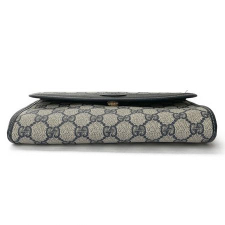 GUCCI グッチ ヴィンテージグッチ　オールドグッチ　ショルダーバッグ　ペン跡有 004891041 白/ネイビー