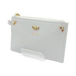 ◆◆ Samantha Thavasa サマンサタバサ パスケース　カードケース スカイブルー Aランク