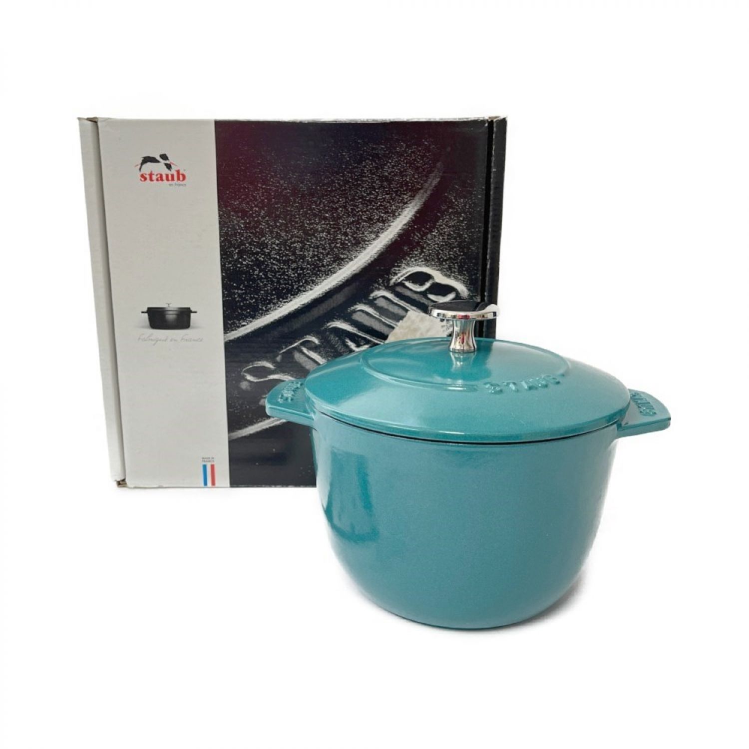 中古】 STAUB ストウブ ライスポット ココットdeゴハン M 16cm 2合