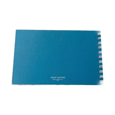  LOUIS VUITTON ルイヴィトン スケッチブック　ブルー　日焼けあり　角傷みあり　