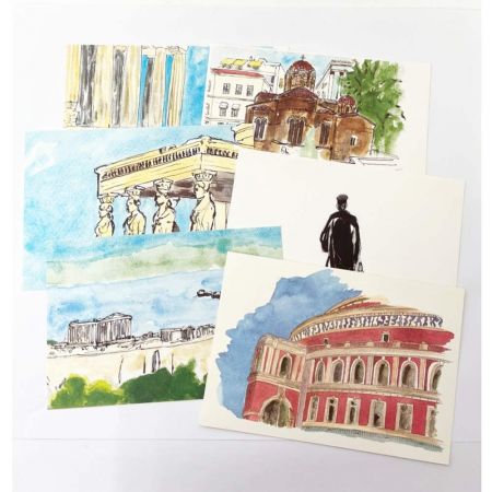  LOUIS VUITTON ルイヴィトン スケッチブック　ブルー　日焼けあり　角傷みあり　