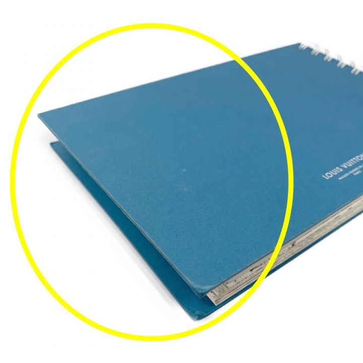 LOUIS VUITTON ルイヴィトン スケッチブック ブルー 日焼けあり 角傷み