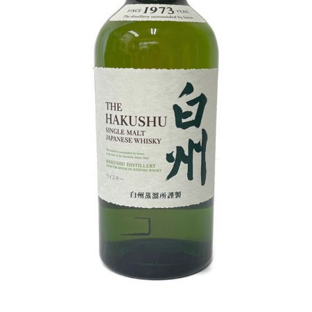 【北海道内限定発送】 サントリーシングルモルトウイスキー 白州 THE HAKUSHU 白州　700ml　43％　ウイスキー 未開栓