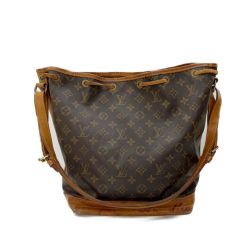 ◆◆ LOUIS VUITTON ルイヴィトン ハンドバッグ　トートバッグ　巾着型　モノグラム ノエ 　紐ちぎれ有 M42224 Cランク