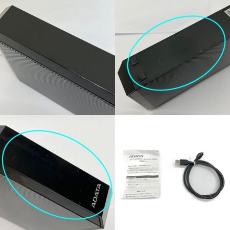  ADATA 外付けハードディスクドライブ　4TB AHM800U4T-COS ブラック