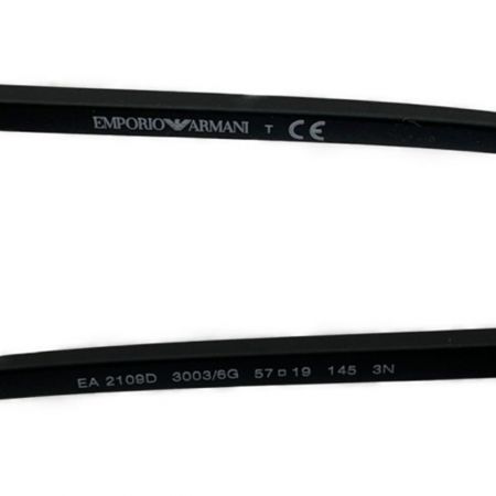  EMPORIO ARMANI エンポリオアルマーニ サングラス　キズ有 EA2109D ブラック