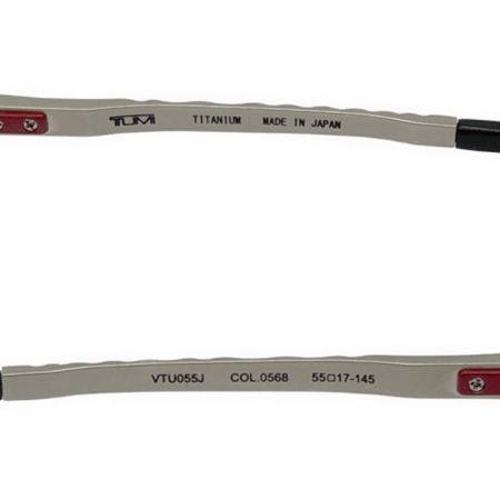  TUMI トゥミ 眼鏡フレーム　55□17-145　チタニウム VTU055J-55-0568 シルバー