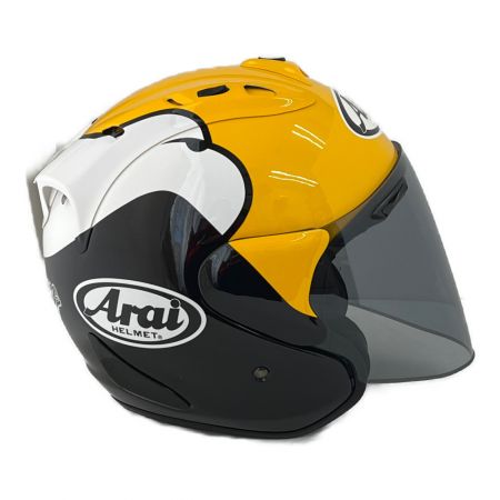 Arai アライ 　バイク用品　ヘルメット　　59-60cm SZ-Ram4 Kenny イエロー x ブラック x ホワイト 袋、シールド、箱付  Bランク
