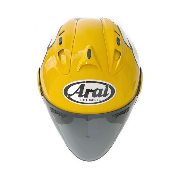 Arai アライ バイク用品 ヘルメット 59-60cm SZ-Ram4 Kenny イエロー x ブラック x ホワイト 袋、シールド、箱付 ｜中古｜なんでもリサイクルビッグバン