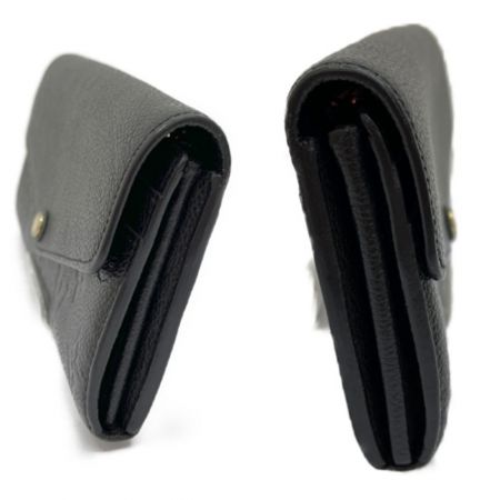  LOUIS VUITTON ルイヴィトン 長財布　モノグラム ポルトフォイユ・サラ モノグラムアンプラント ノワール M61182 ブラック